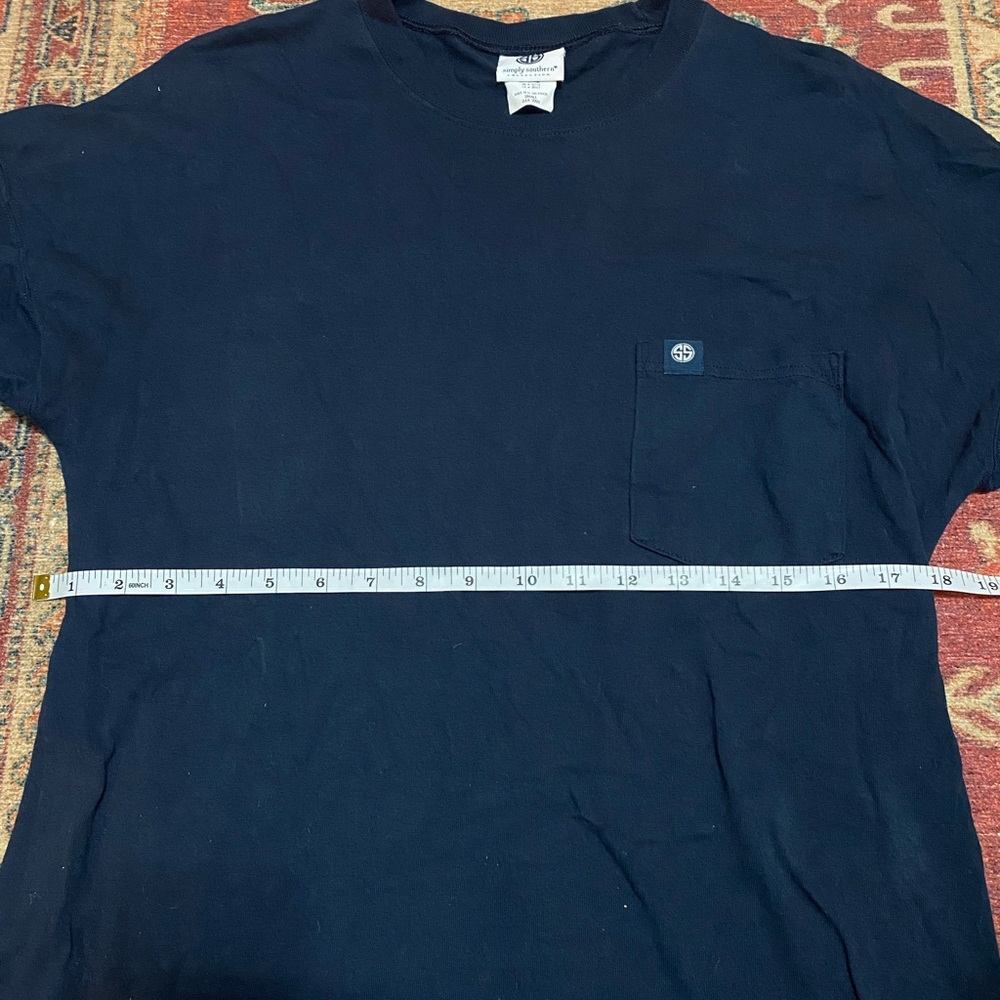 Navy Blue Simply Southern Shirt - Picture 7 of 7